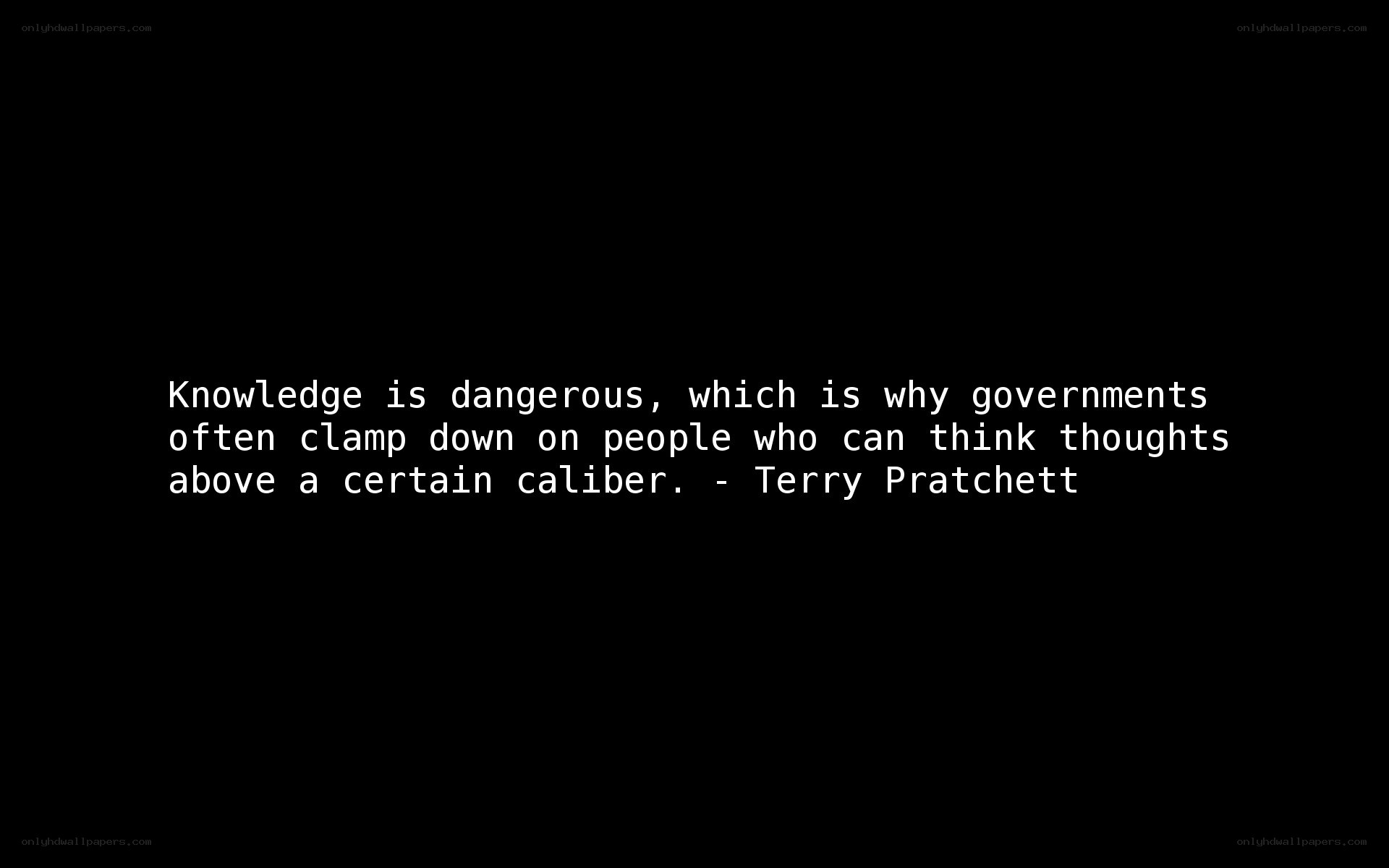 Quote about knowledge and government