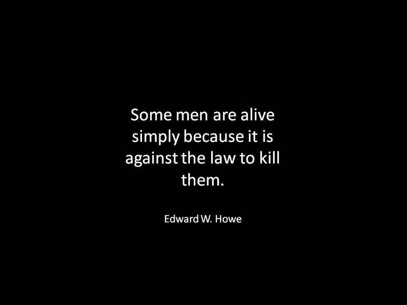quote about law and survival