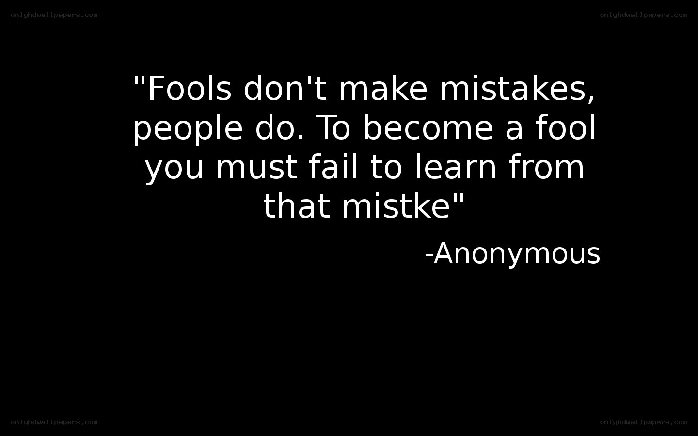 quote about learning from mistakes