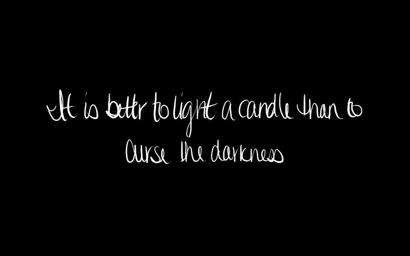 quote about light and darkness