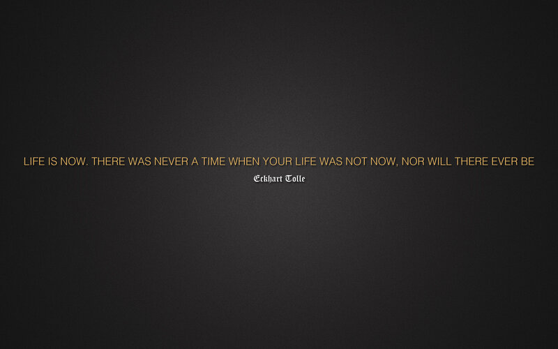 quote about living in the now