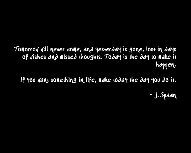 quote about living in the present