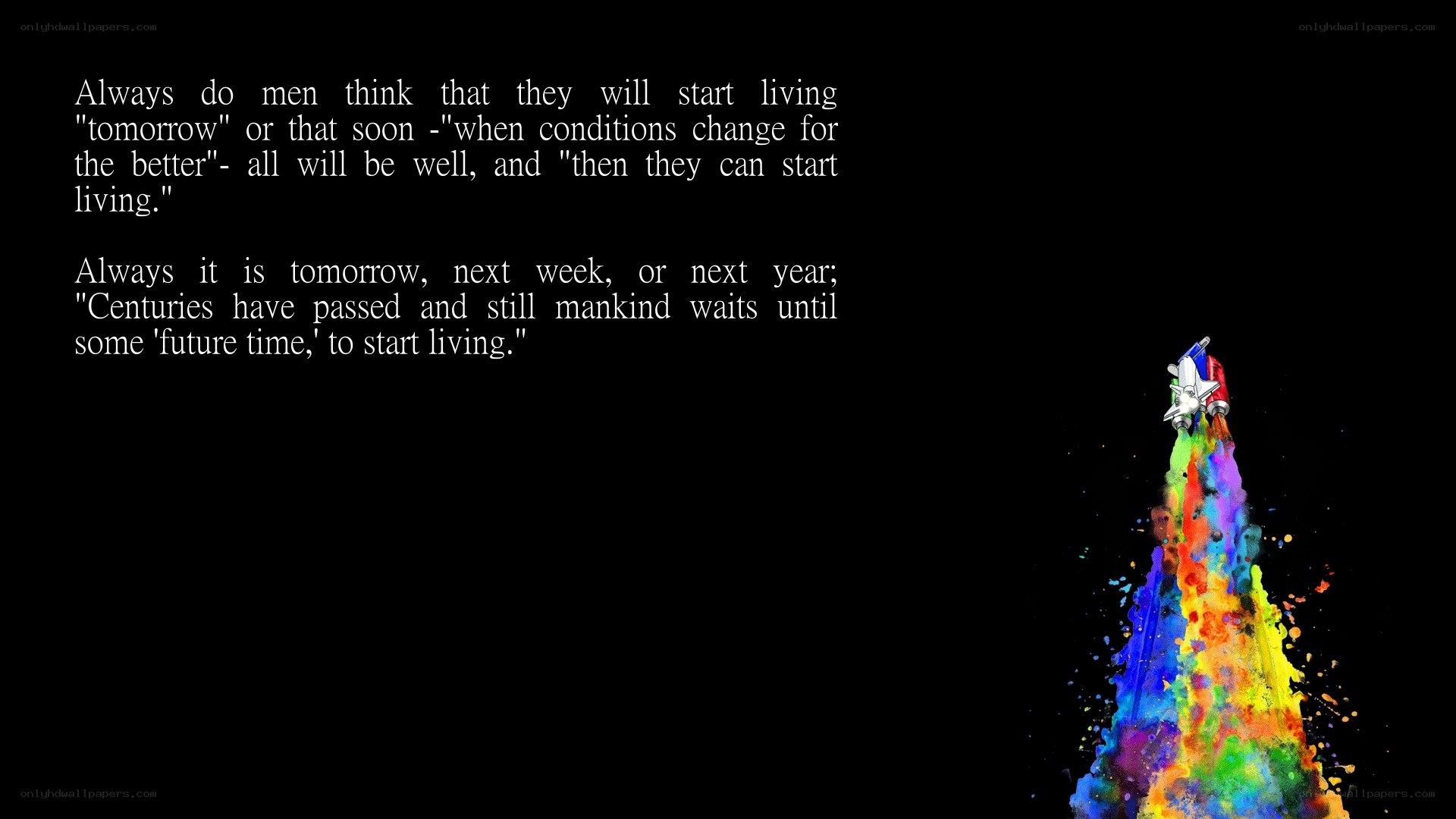 quote about living in the present
