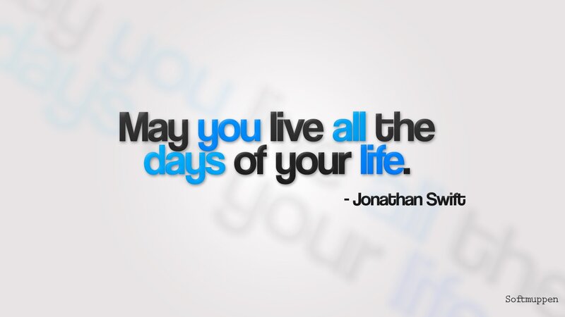 quote about living life