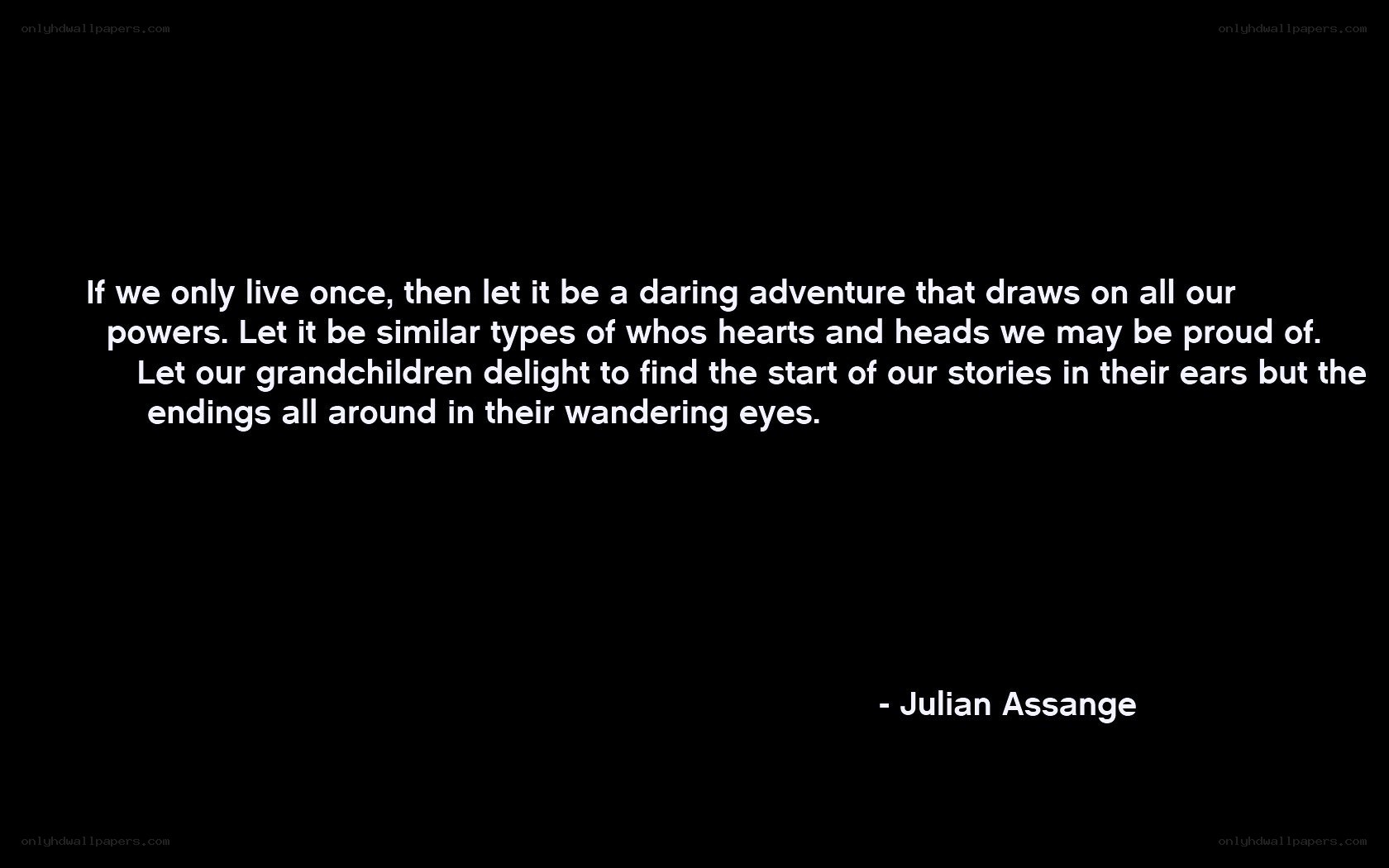 quote about living life