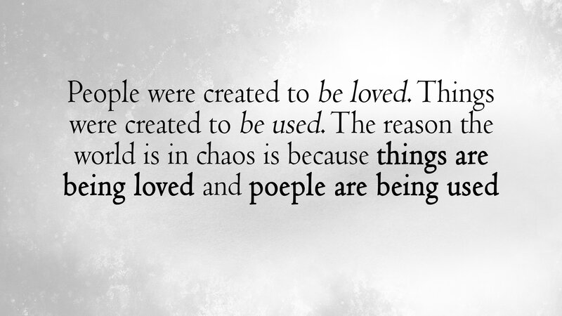 quote about love and use