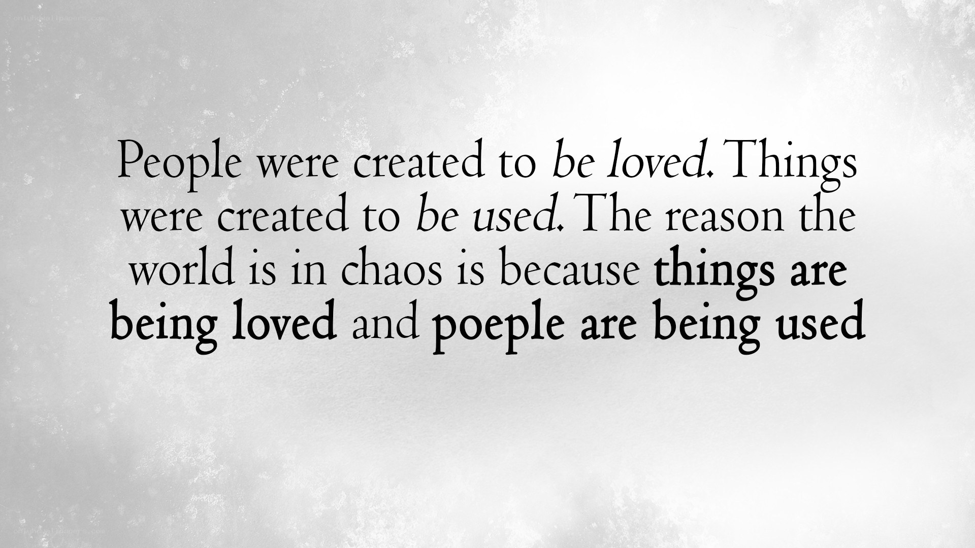 quote about love and use