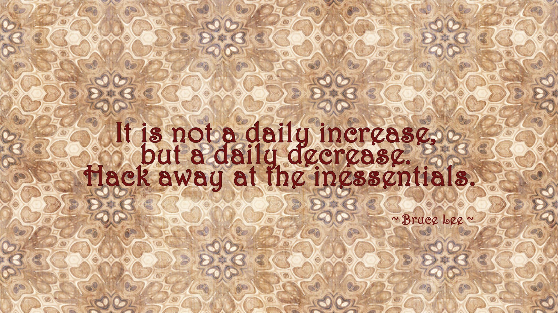 quote about minimalism