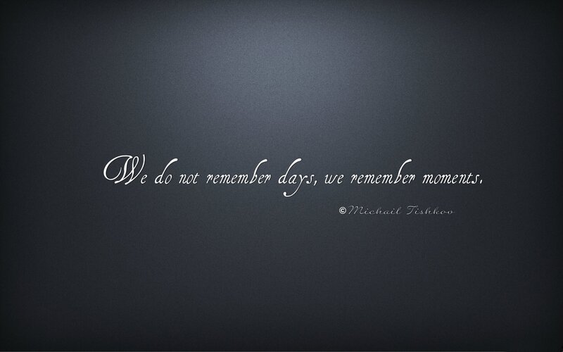 quote about moments