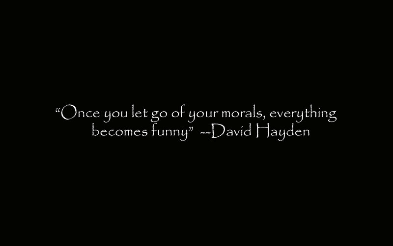 quote about morals