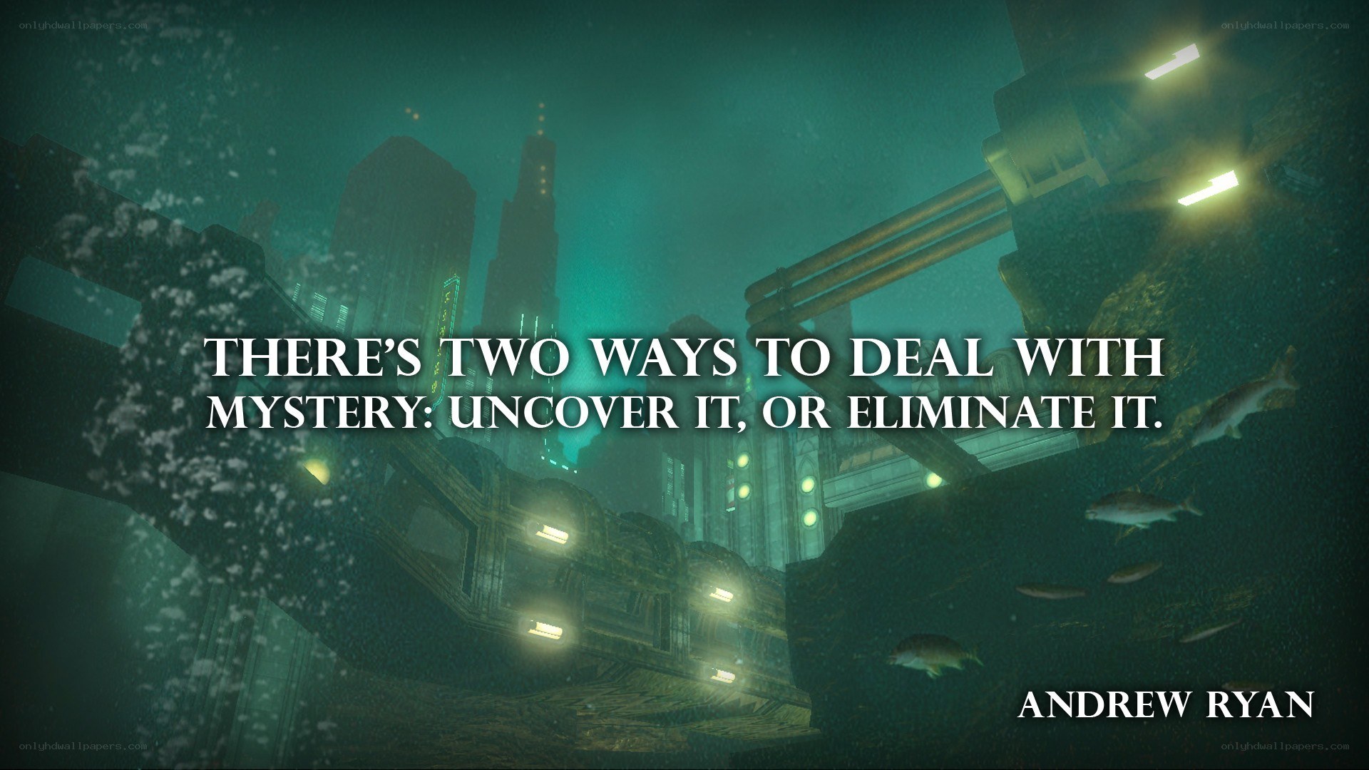 quote about mystery underwater