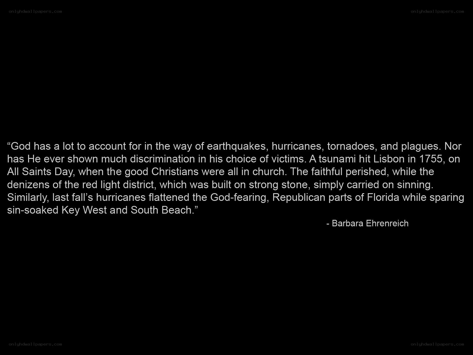 quote about natural disasters