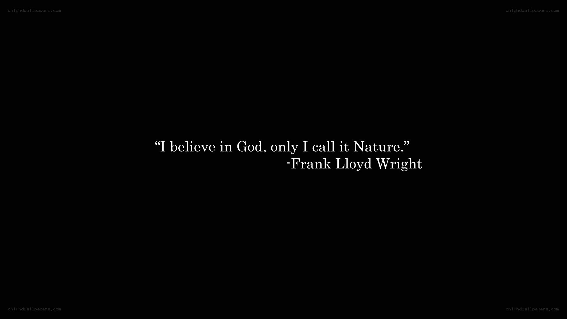 quote about nature and god