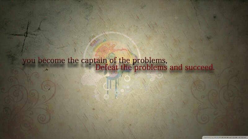 Quote about overcoming problems