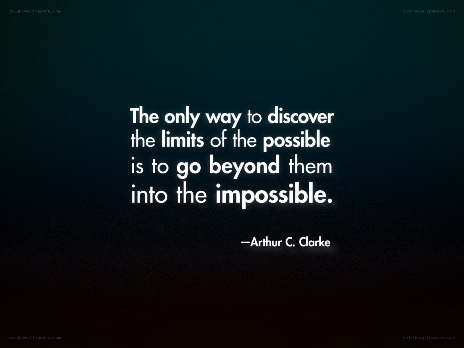 quote about pushing limits