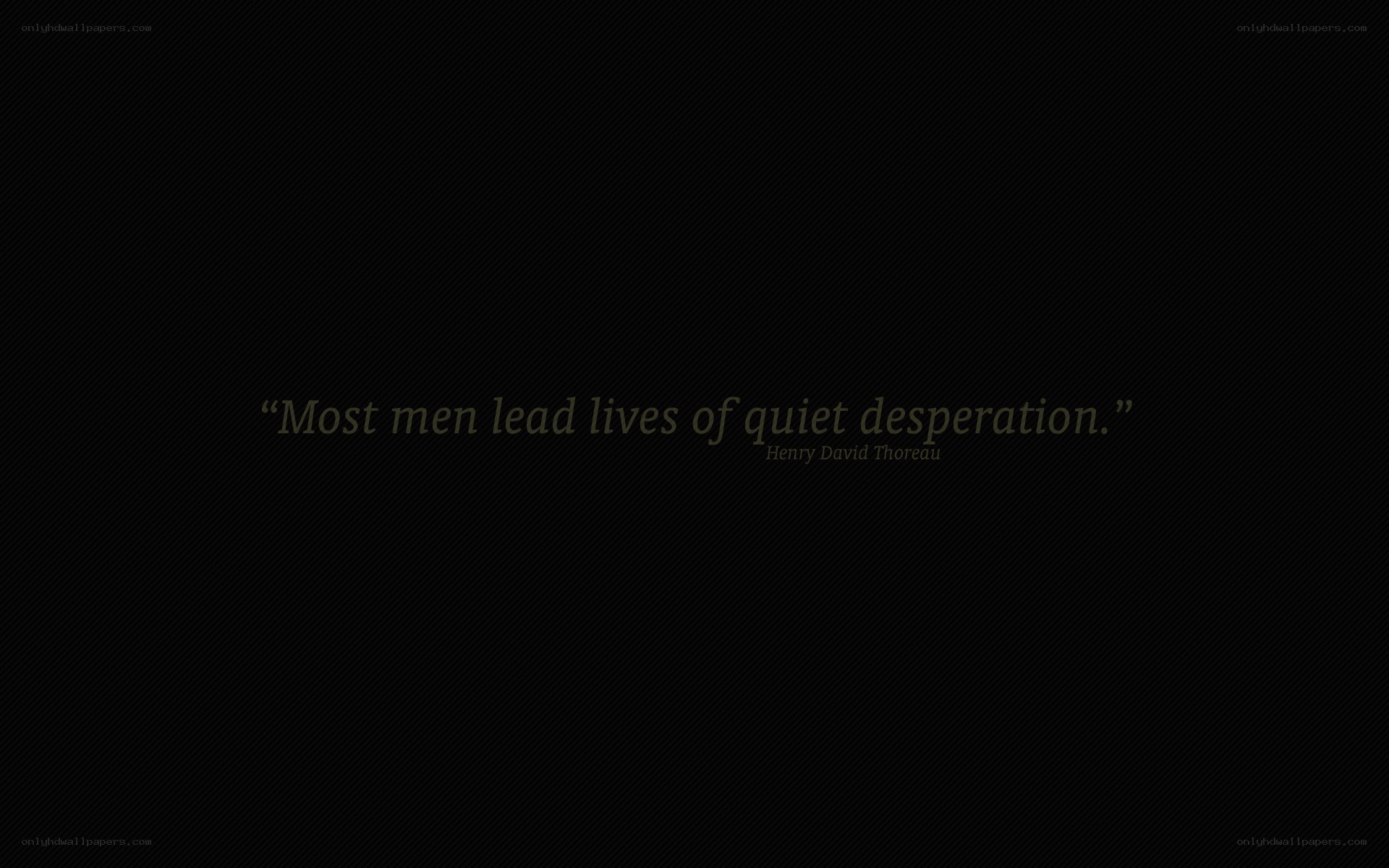 quote about quiet desperation