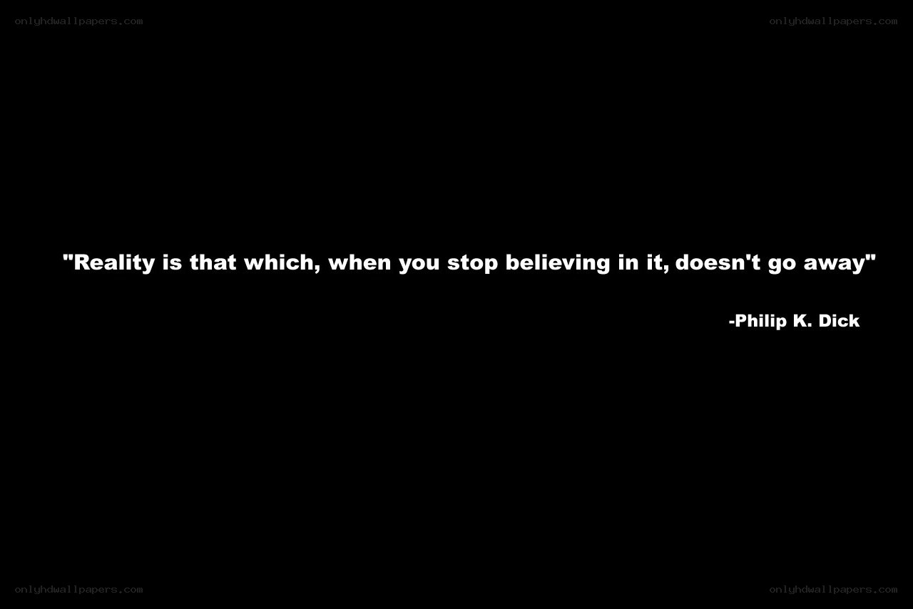 quote about reality