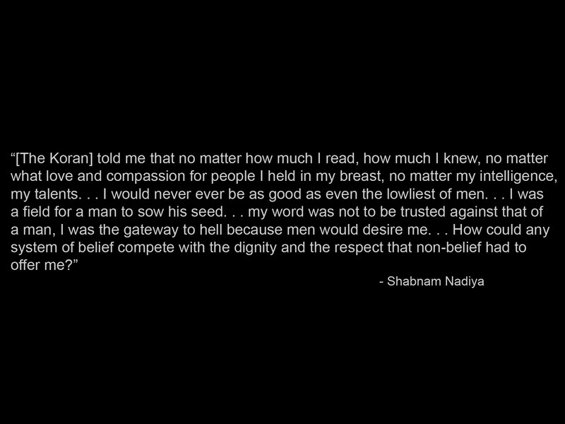 quote about religion and dignity