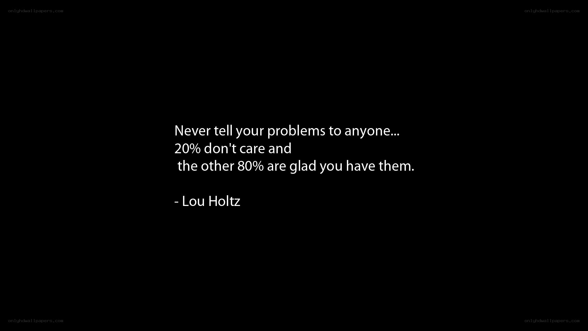 quote about sharing problems