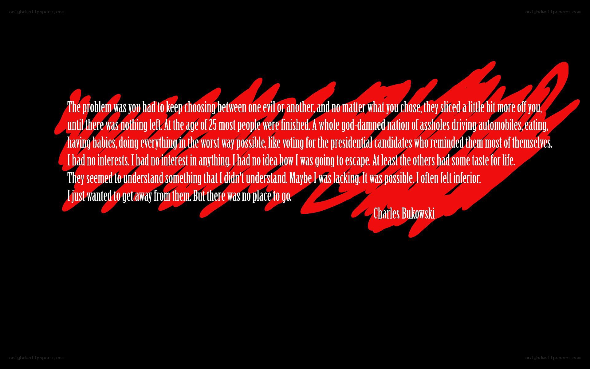 quote about societal disillusionment
