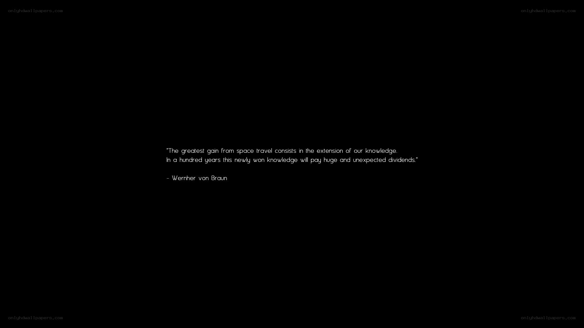 quote about space travel