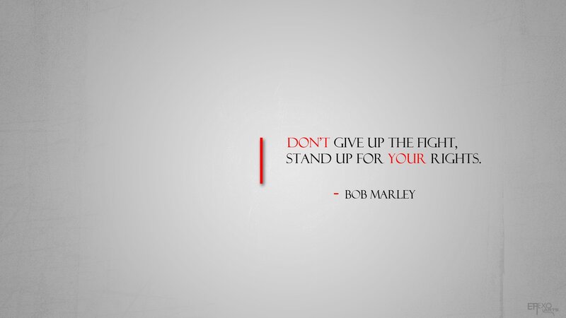 quote about standing up for rights
