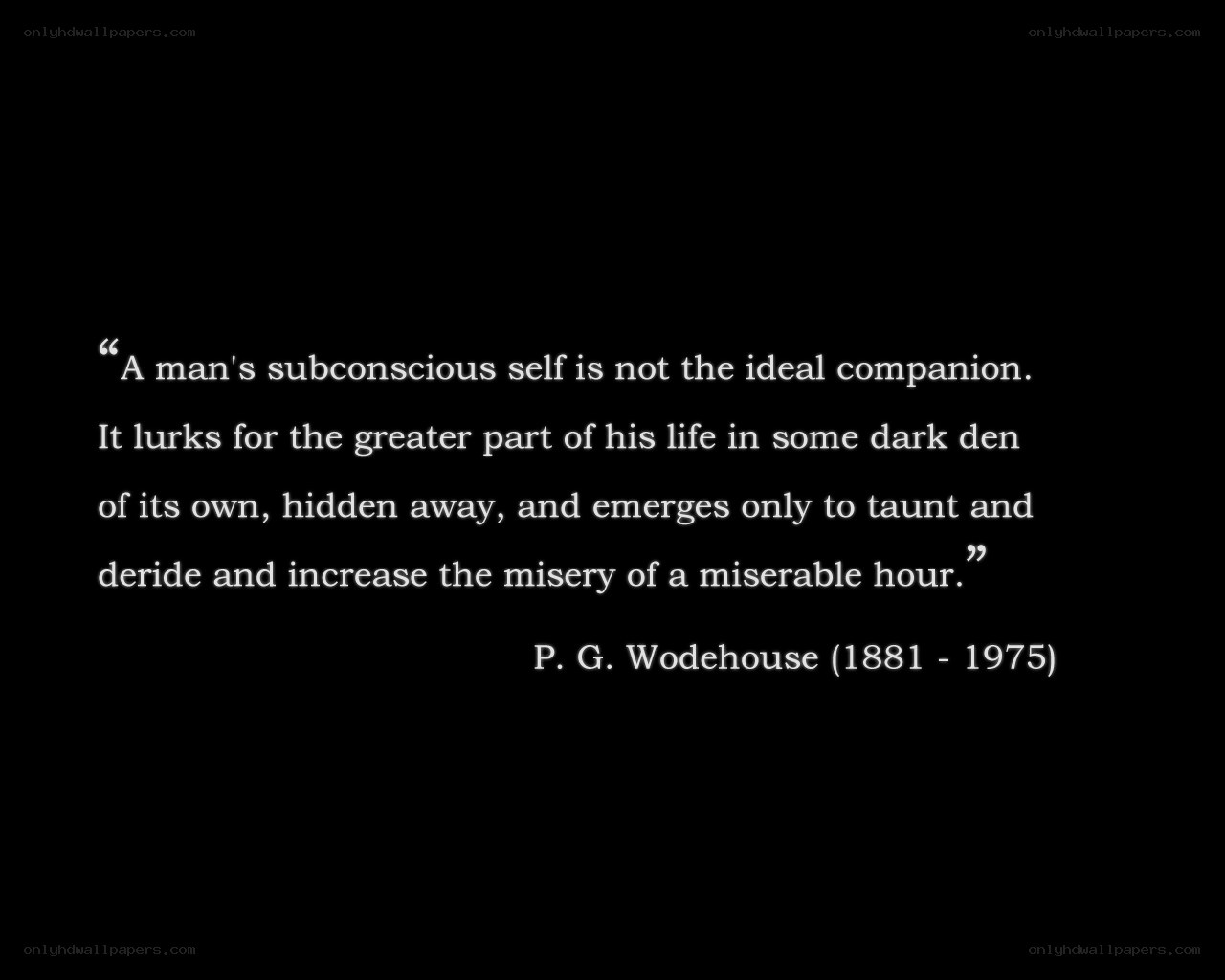 quote about subconscious self