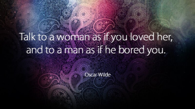quote about talking to women and men