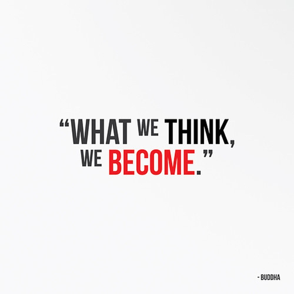 quote about thoughts and becoming