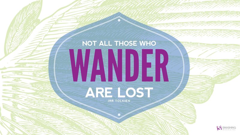 quote about wandering