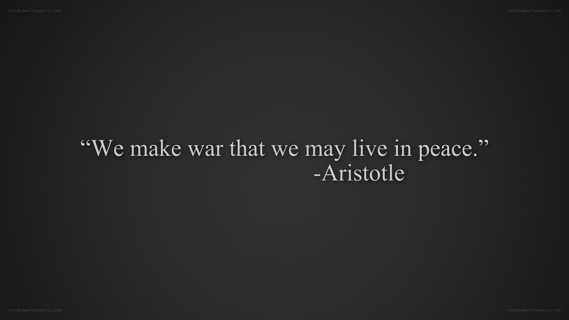 quote about war and peace