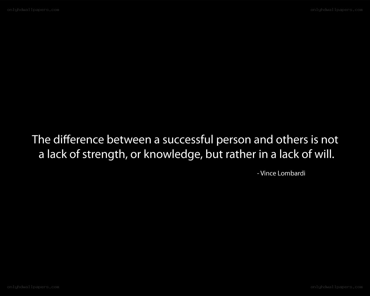 quote about will and success