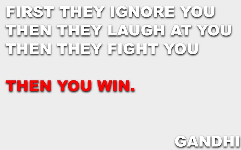 quote about winning through patience