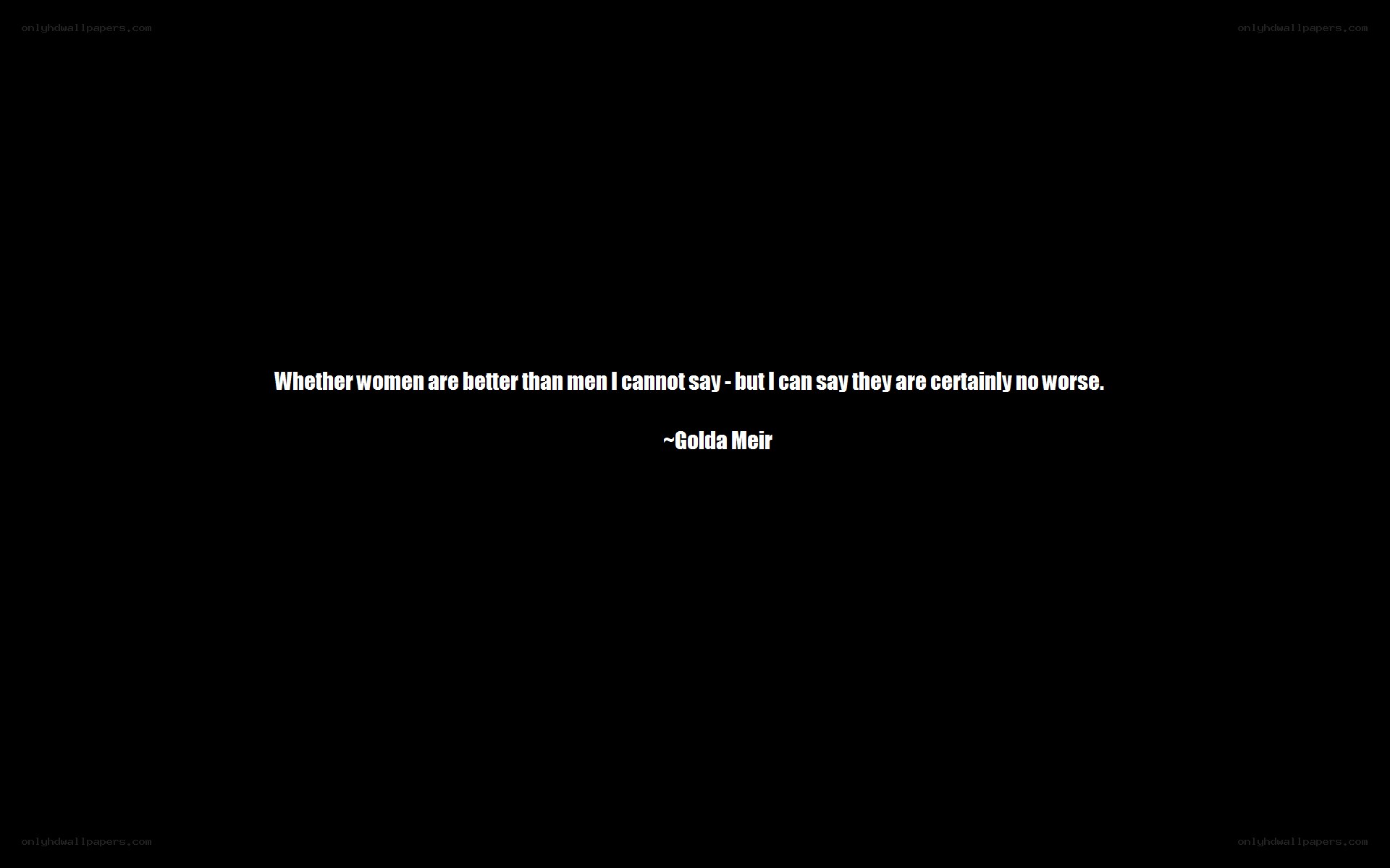 quote about women and men