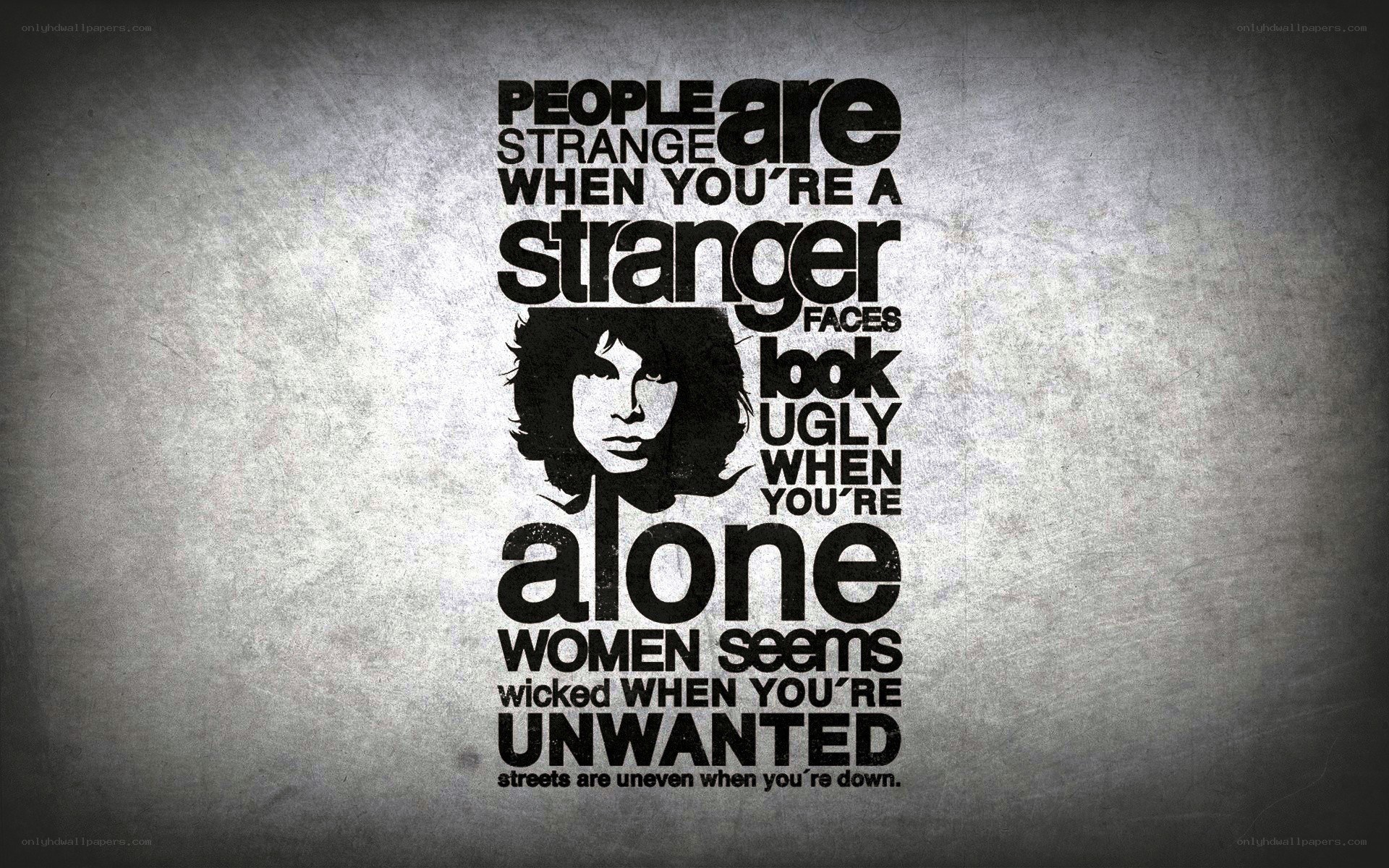 quote art with face silhouette