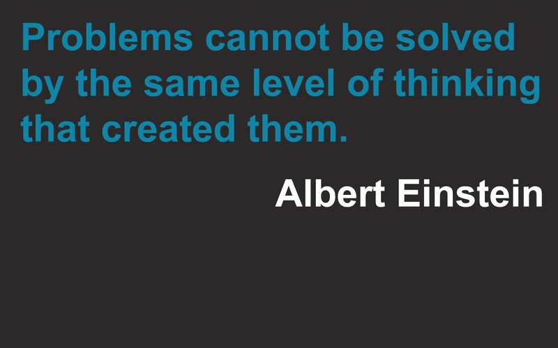 Quote by Albert Einstein — Black