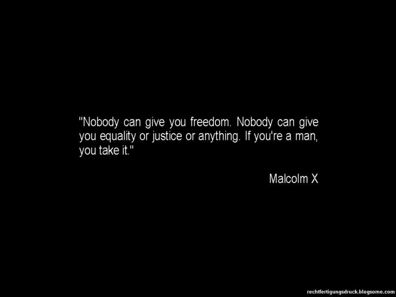 quote by malcolm x