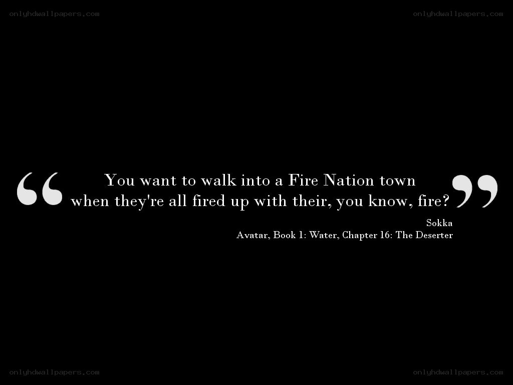quote from avatar book 1