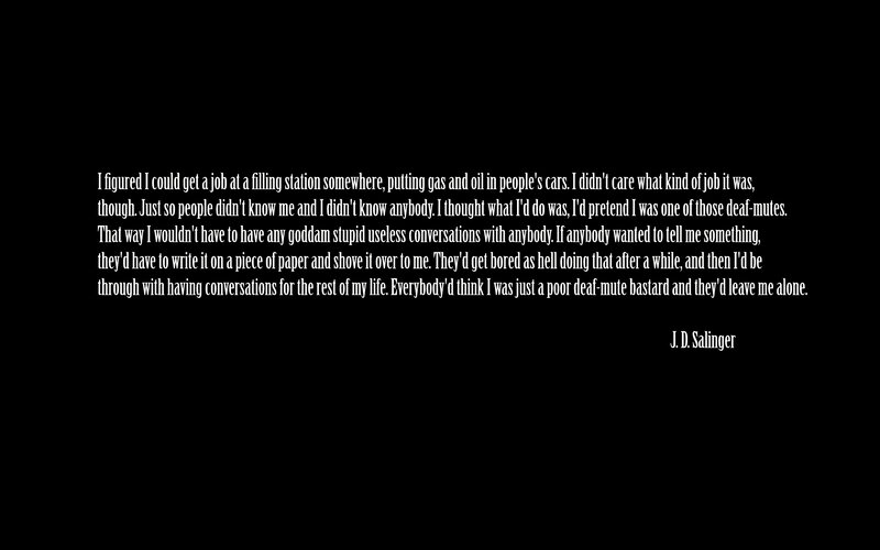 quote from j.d. salinger