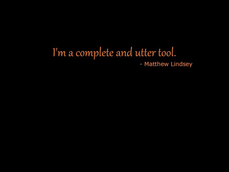 quote on a black background