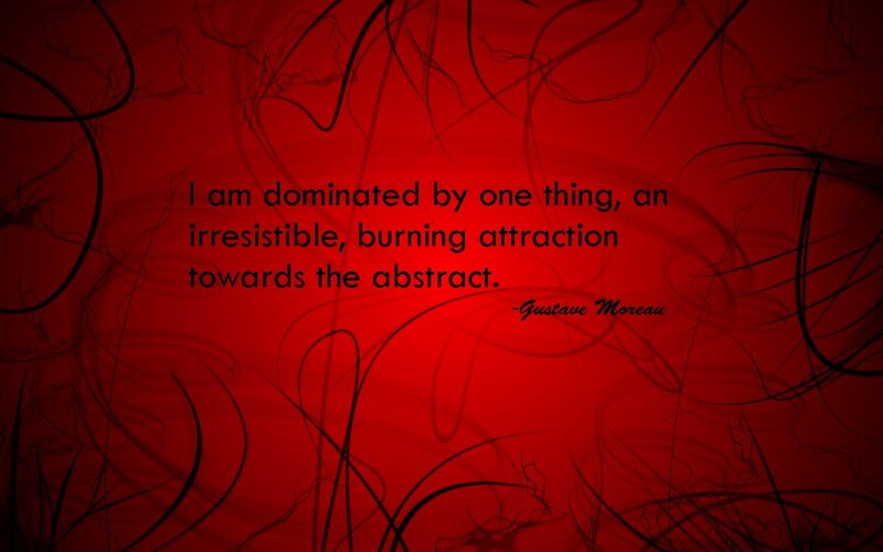 quote on abstract attraction