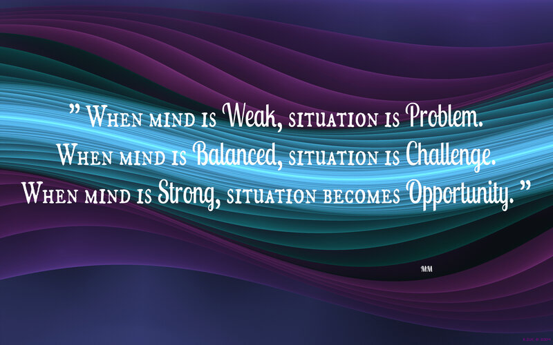 Quote on Abstract Background