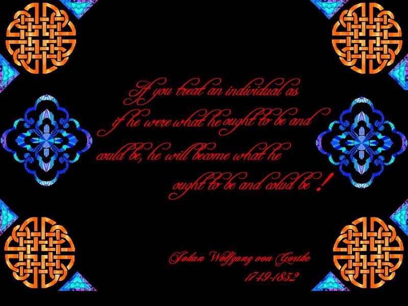 Quote on Black Background — Dramatic