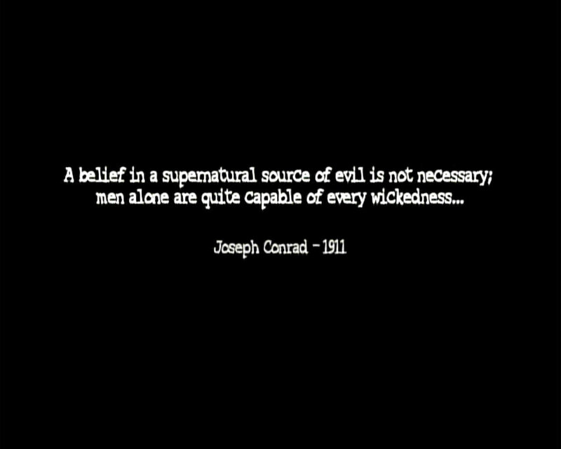 Quote on Black Background — Serious, Minimalist