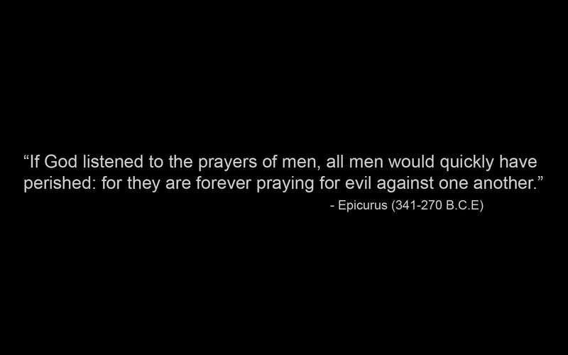 Quote on Black Background — Serious