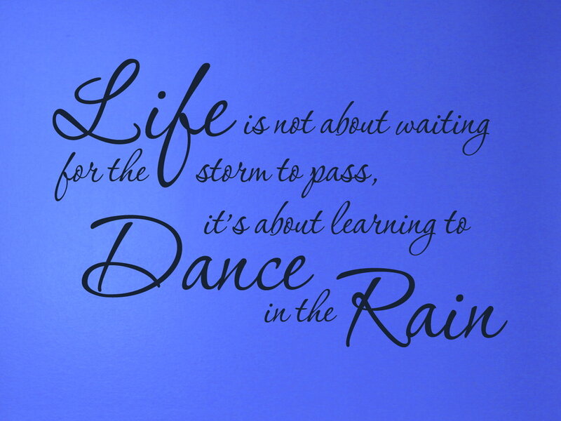 Quote on Blue Background — Inspirational