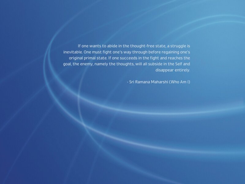 Quote on Blue Background — Serene, Digital Art
