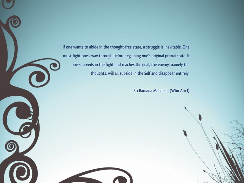 Quote on Blue Background — Serene, Illustration