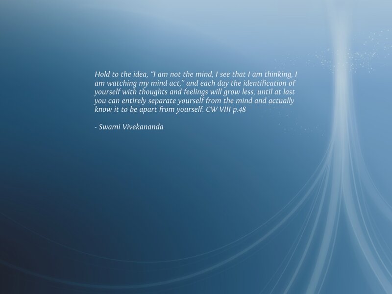 Quote on Blue Background — Serene, Minimalist, Text