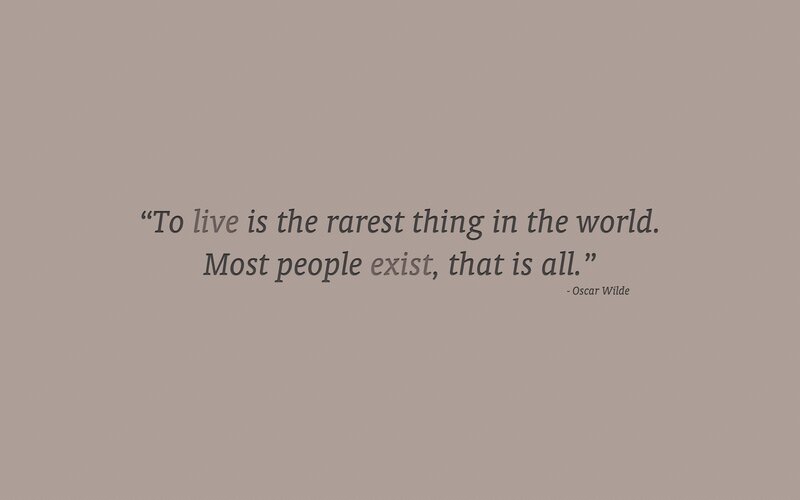 Quote on Brown Background — Thoughtful, Minimalist